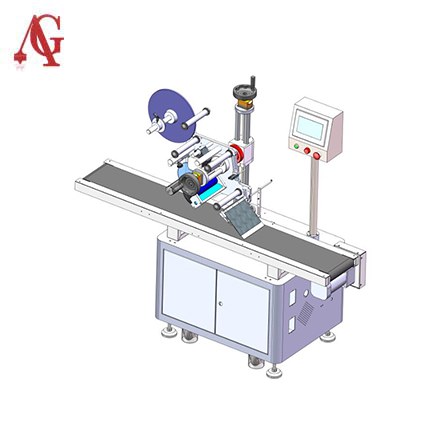 دستگاه لیبل زن صنعتی تخت با خط ریل