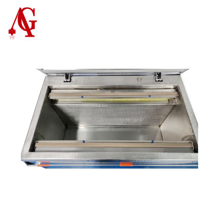 دستگاه وکیوم بسته بندی تک کابین ایستاده (دو تیغه)مناسب بسته 67*21*35